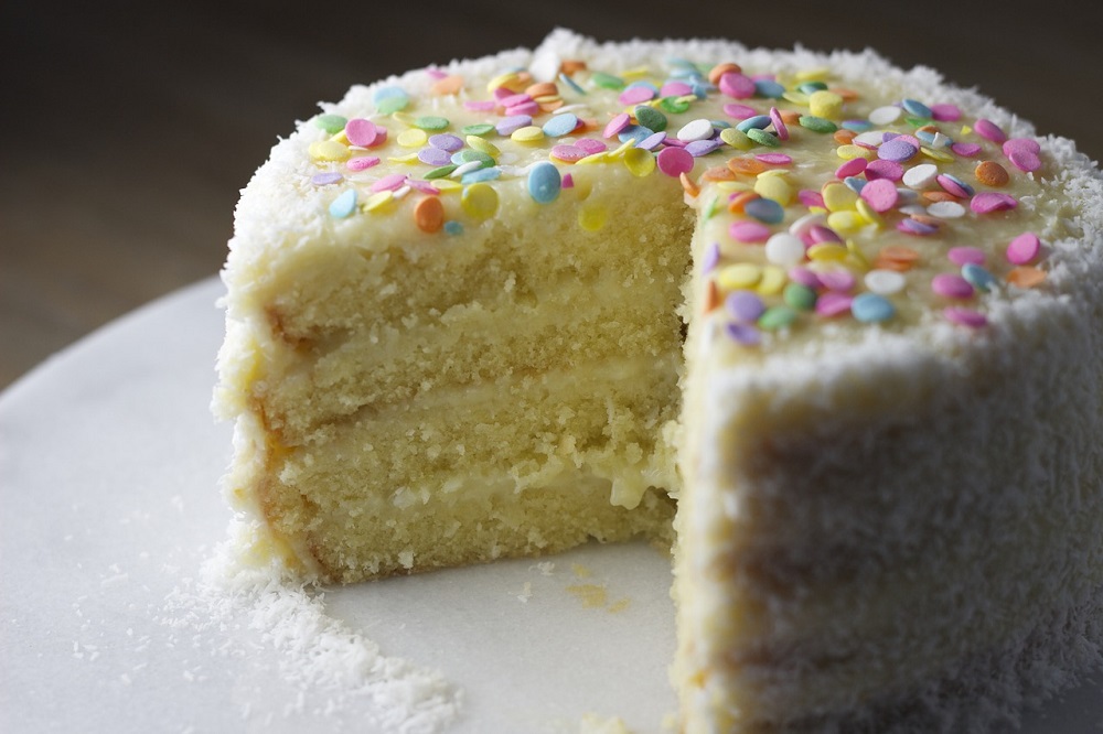 pastel de coco